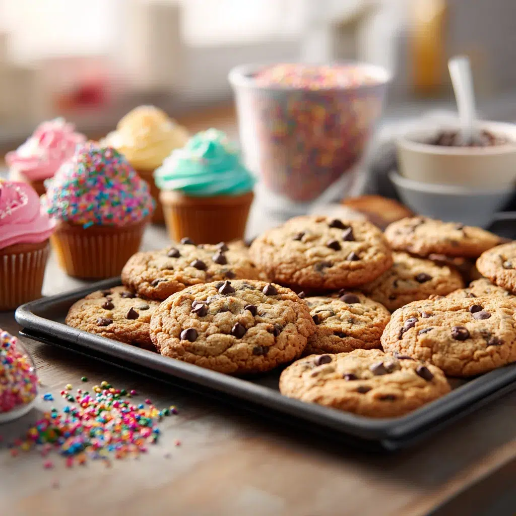 u1127111147 A tray of freshly baked chocolate chip cookies an a0b4b299 6d18 4f54 bbd5 f912c6b33611 0