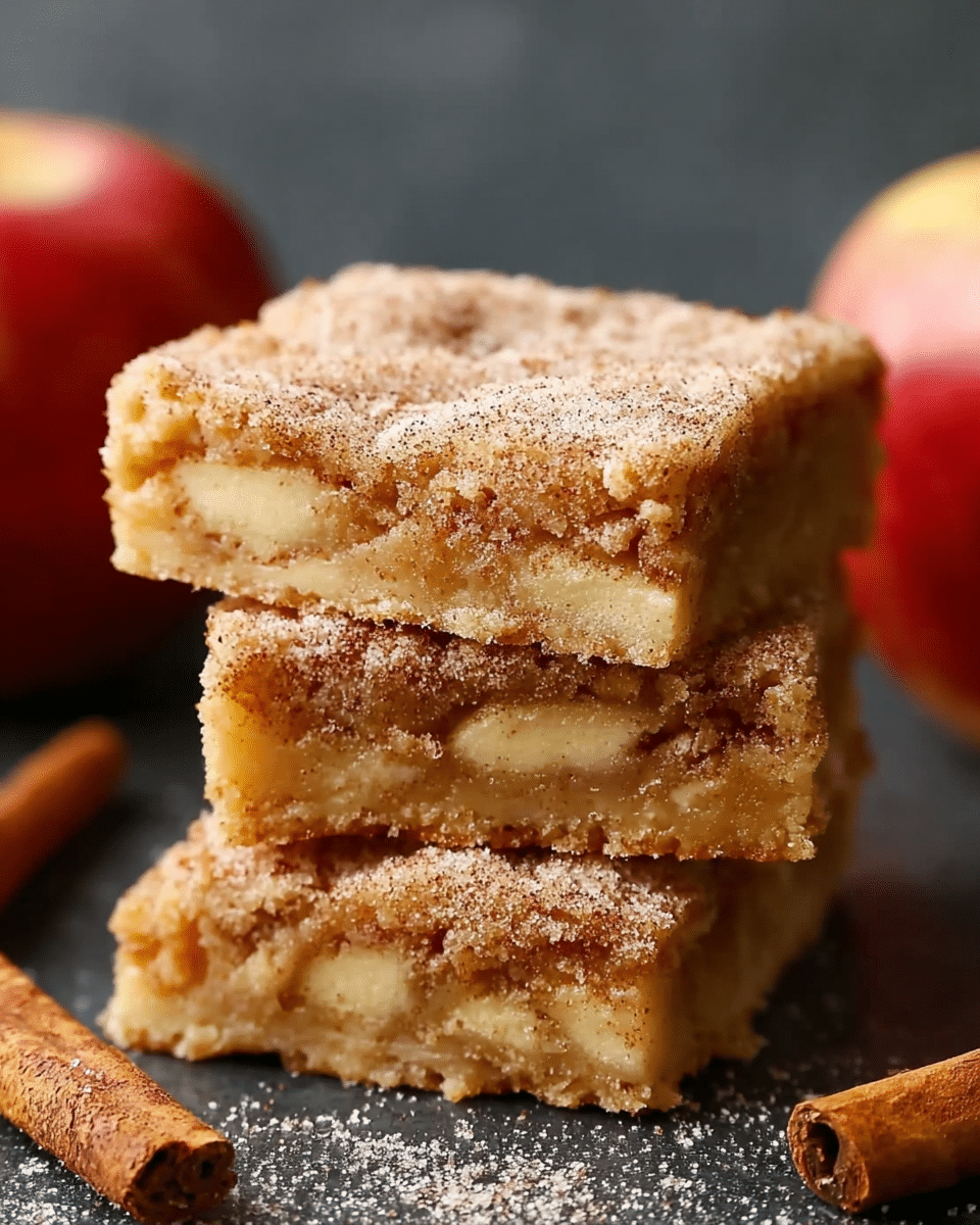 Apple Snickerdoodle Bars