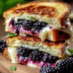 Blackberry Balsamic and Brie Grilled Cheese: Yum Factor! 9 Blackberry Balsamic and Brie Grilled cheese