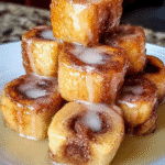 Cinnamon Roll French Toast Bites: A Sweet Delight! 6 Cinnamon Roll French Toast Bites