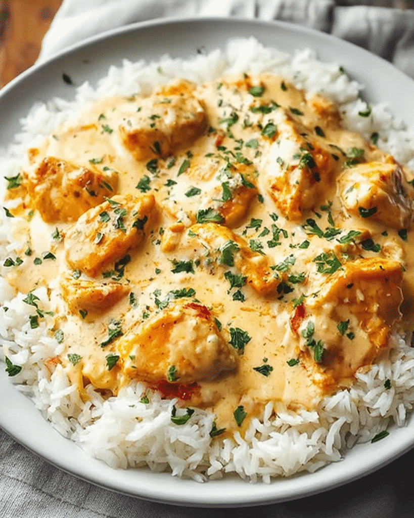 Creamy Smothered Chicken and Rice: Simple Recipe Delight! 5 Creamy Smothered Chicken and Rice