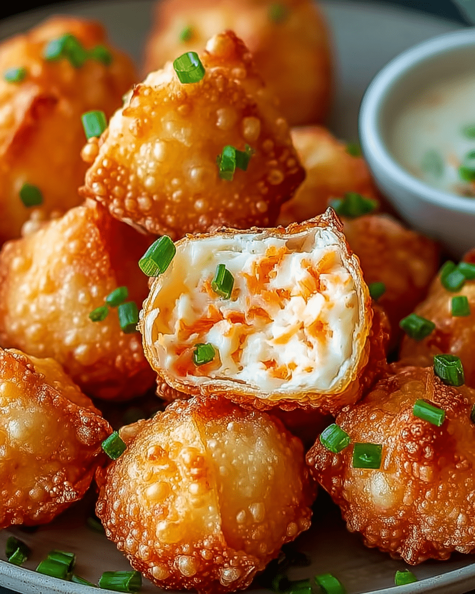 Crispy Crab Rangoon Bombs
