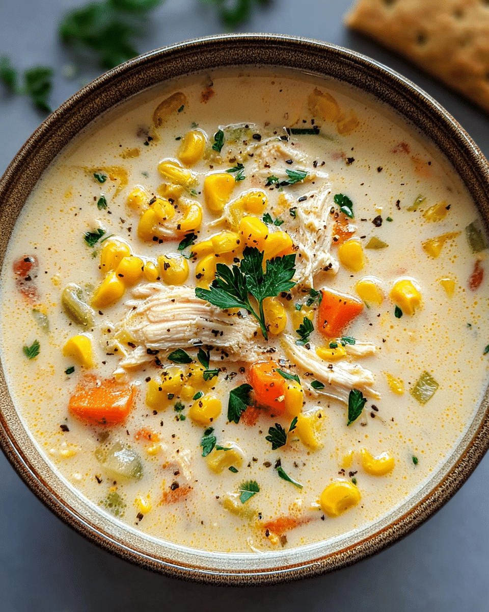 Crockpot Chicken Corn Chowder