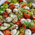 Cucumber Caprese Salad: A Refreshing Summer Delight! 6 Cucumber Caprese Salad