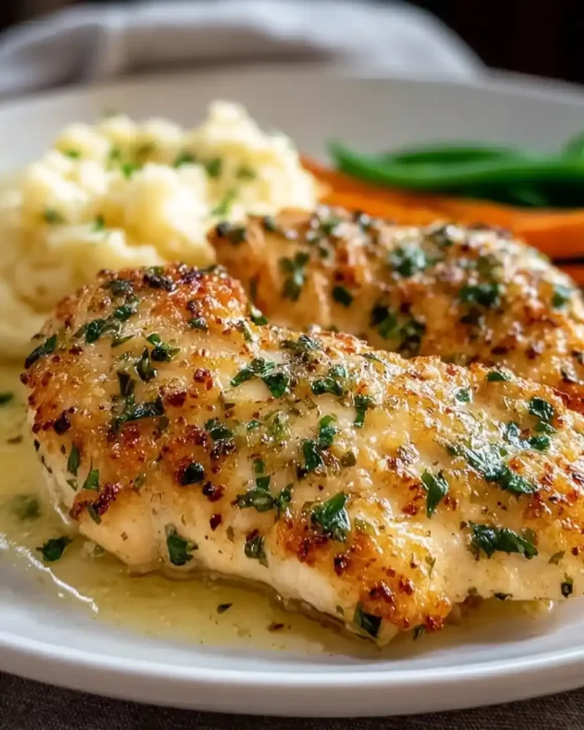 Garlic Herb Chicken with Mashed Potatoes & Carrots Awaits! 5 Garlic Herb Chicken with Mashed Potatoes and Glazed Carrots