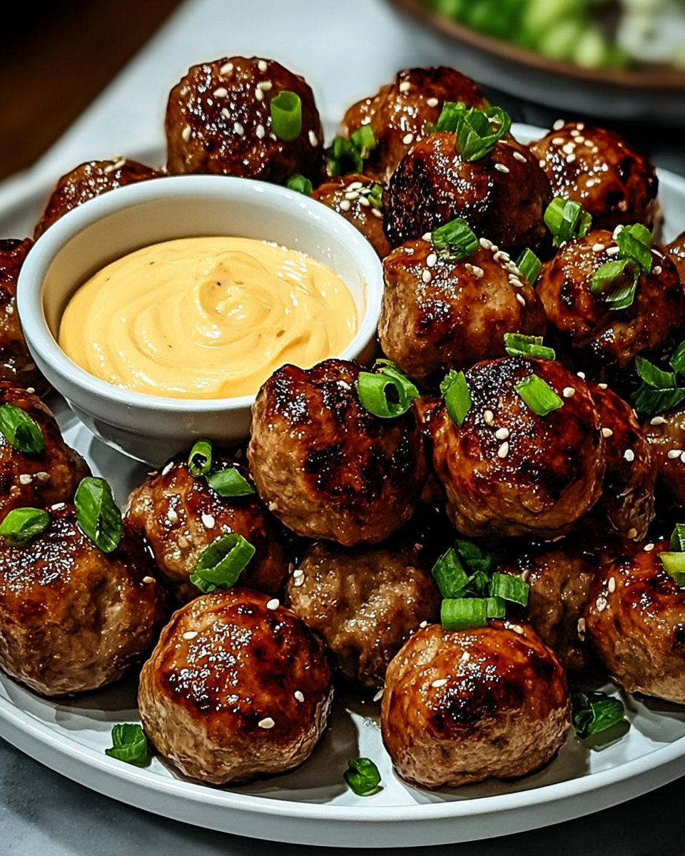 Korean BBQ Meatballs