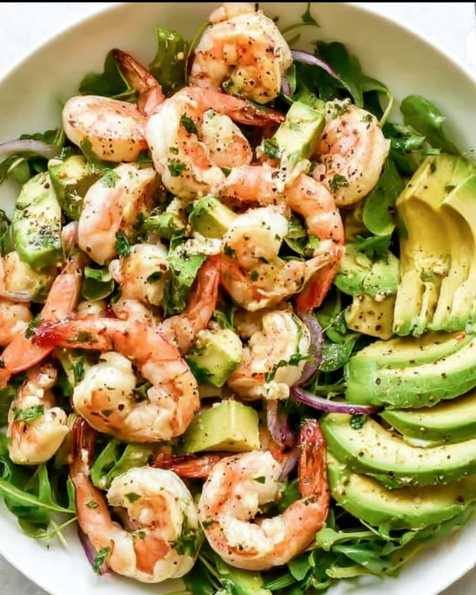 Refreshing Shrimp and Avocado Salad