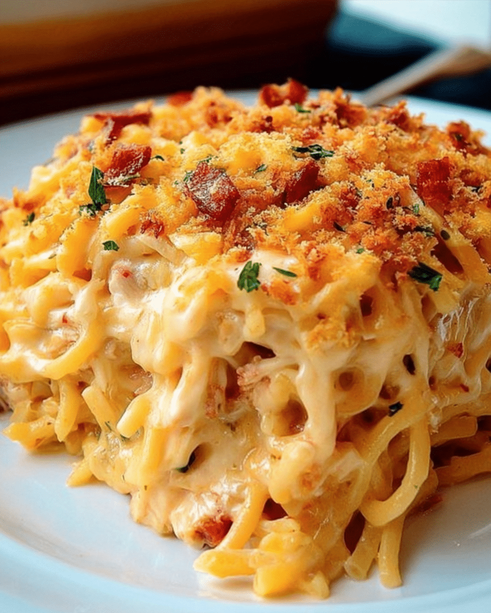 Southern Chicken Spaghetti BAKE