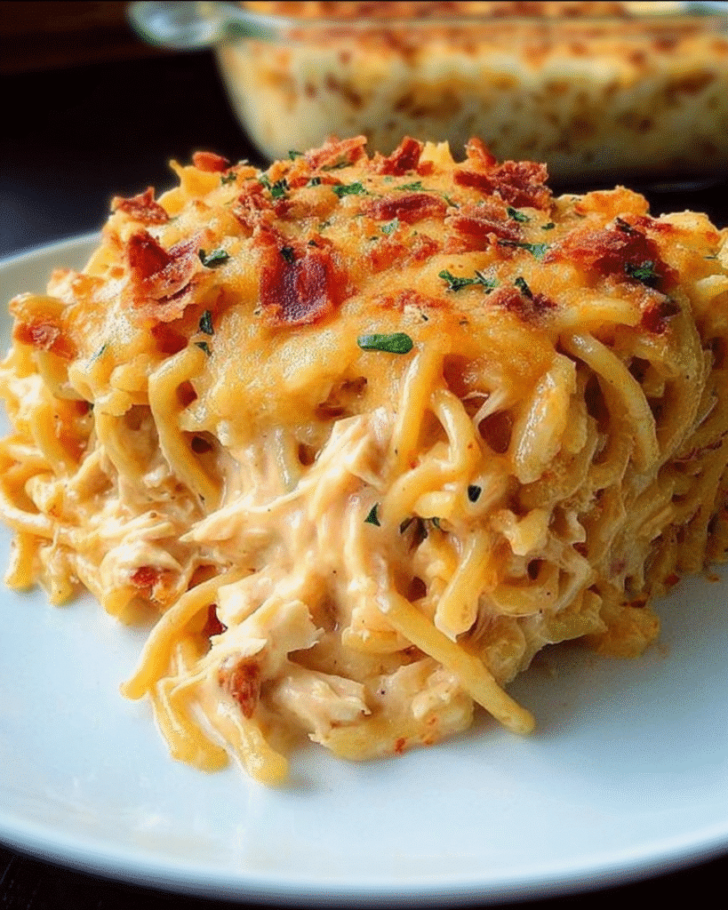 Southern Chicken Spaghetti Casserole: A Creamy Delight! 8 Southern Chicken Spaghetti Casserole