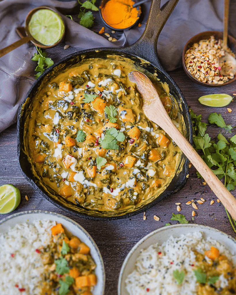 Butternut squash curry: A warm, vegan delight to try! 5 butternut squash curry 1