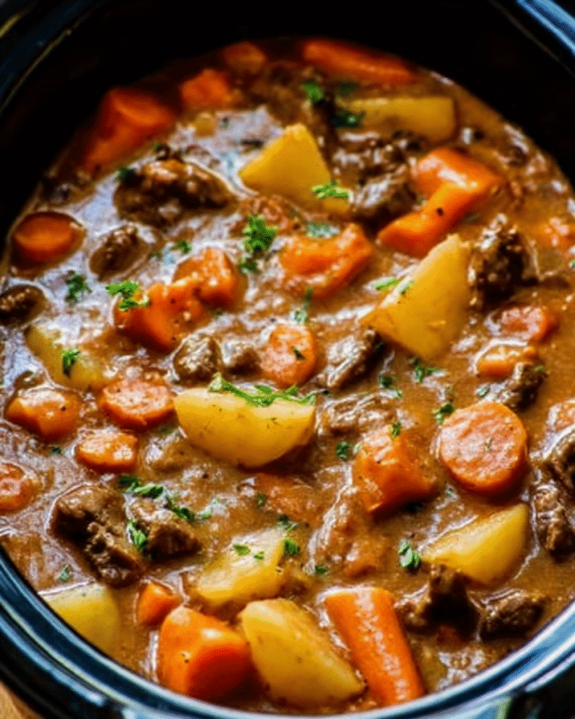 Crock pot beef stew is the ultimate comfort dish! 7 Crock Pot Beef Stew
