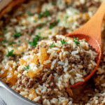 French Onion Beef Rice Casserole is a must-try dish! 12 French Onion Beef Rice Casserole