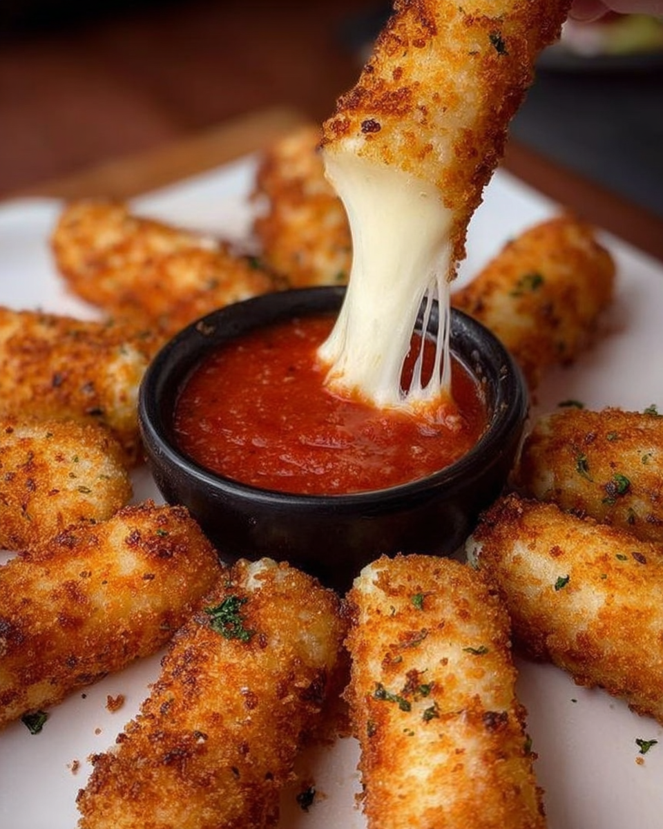 Homemade Mozzarella Sticks