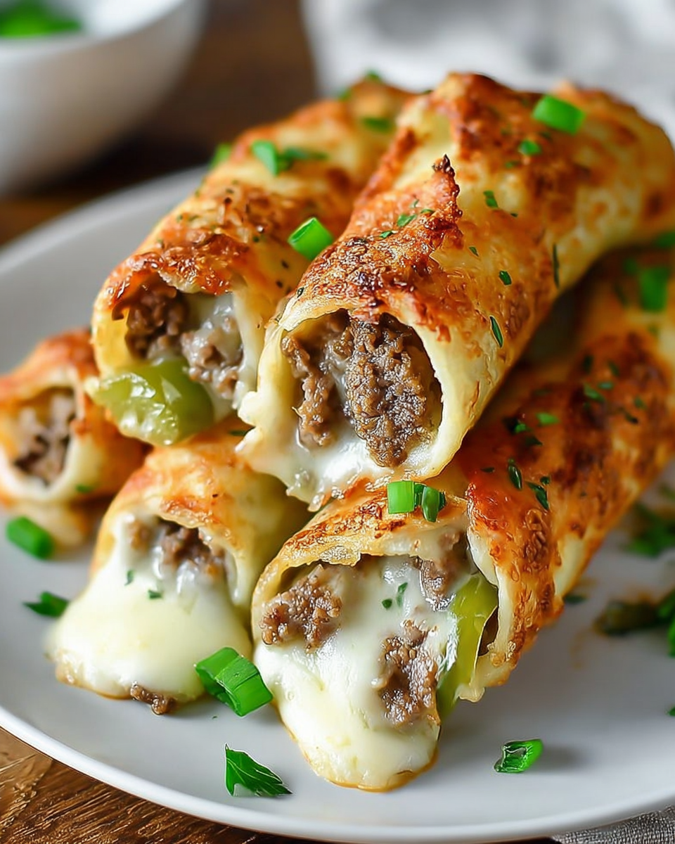 Keto Philly Cheesesteak Roll Ups