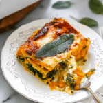 Pumpkin Spinach Lasagna