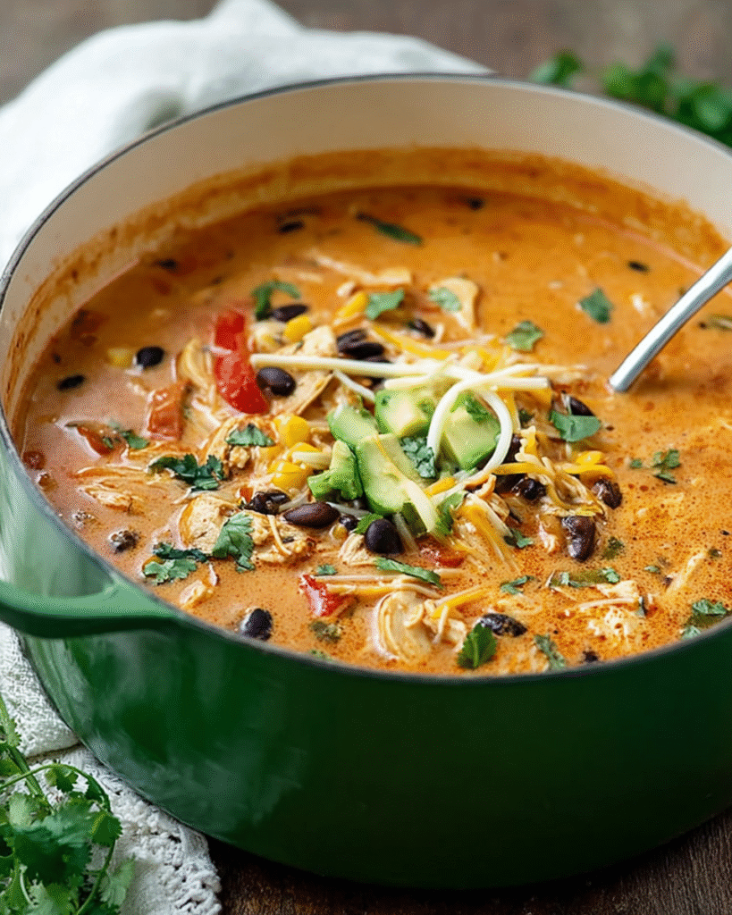 Chicken Enchilada Soup