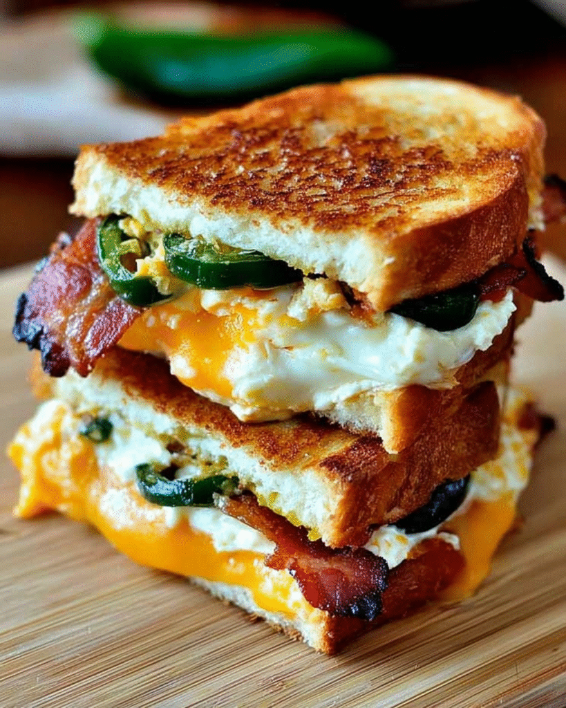 Jalapeño Popper Grilled Cheese: A Spicy Delight Awaits! 9 Jalapeño Popper Grilled Cheese