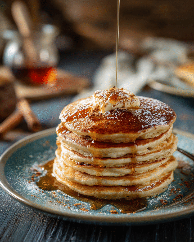 VANILLA CINNAMON BUTTERMILK PANCAKES: A Fluffy Delight! 8 VANILLA CINNAMON BUTTERMILK PANCAKES