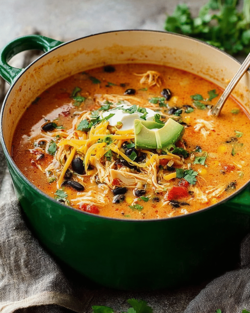 Chicken Enchilada Soup