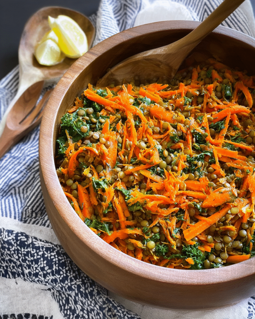 Moroccan-Spiced Carrot and Lentil Salad for You Today! 7 Moroccan-Spiced Carrot and Lentil Salad