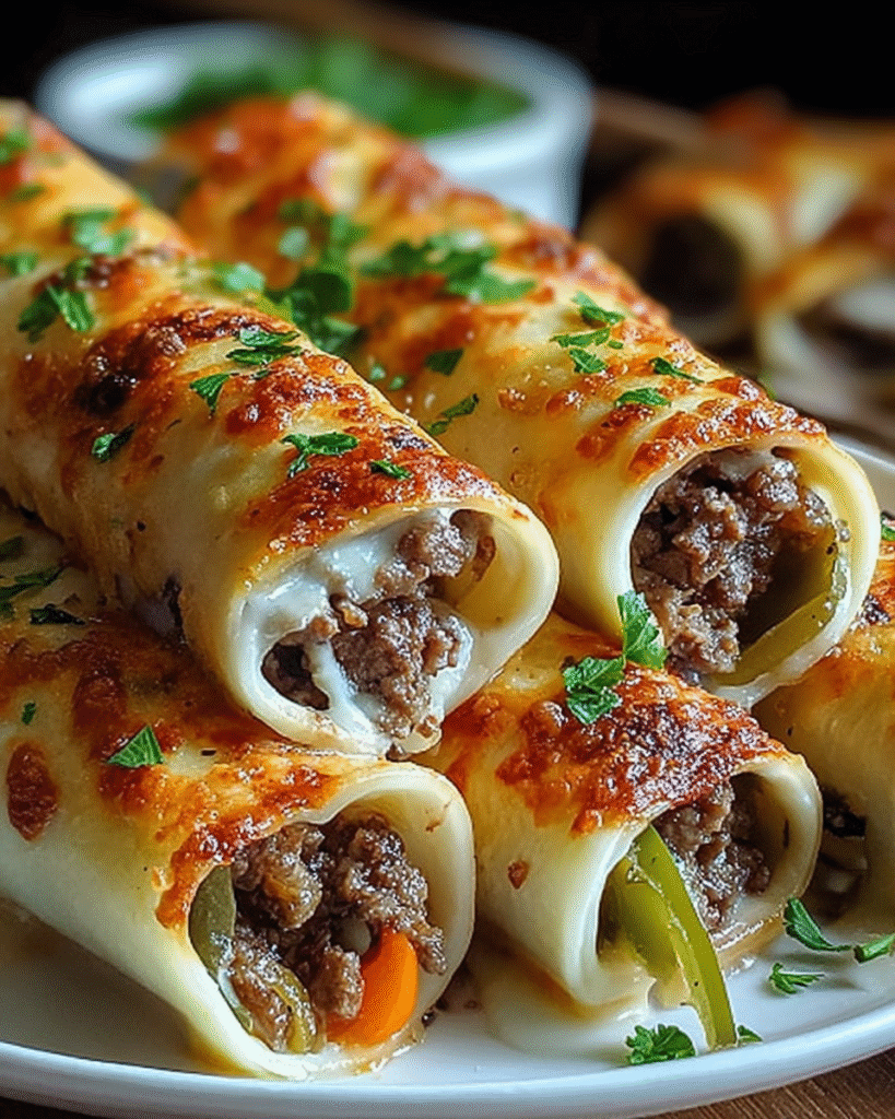Keto Philly Cheesesteak Roll Ups: A Delicious Low-Carb Delight 5 Keto Philly Cheesesteak Roll Ups