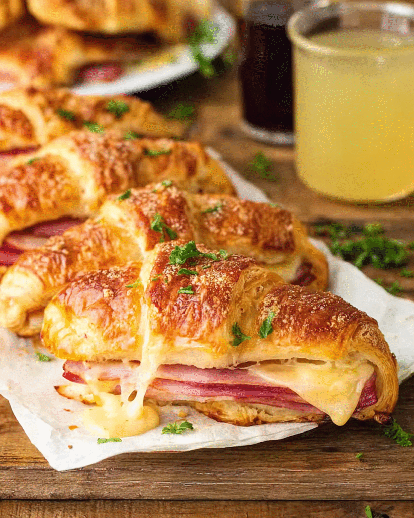 Baked Ham and Cheese Croissants: Discover Your Perfect Recipe! 8 baked ham and cheese croissants