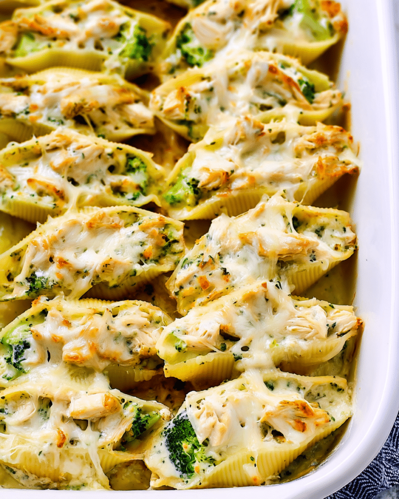 Chicken and Broccoli Alfredo Stuffed Shells: A Delightful Recipe! 7 Chicken and Broccoli Alfredo Stuffed Shells
