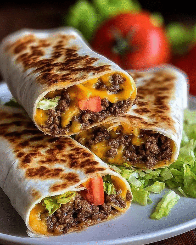 Cheeseburger Crunch Wrap
