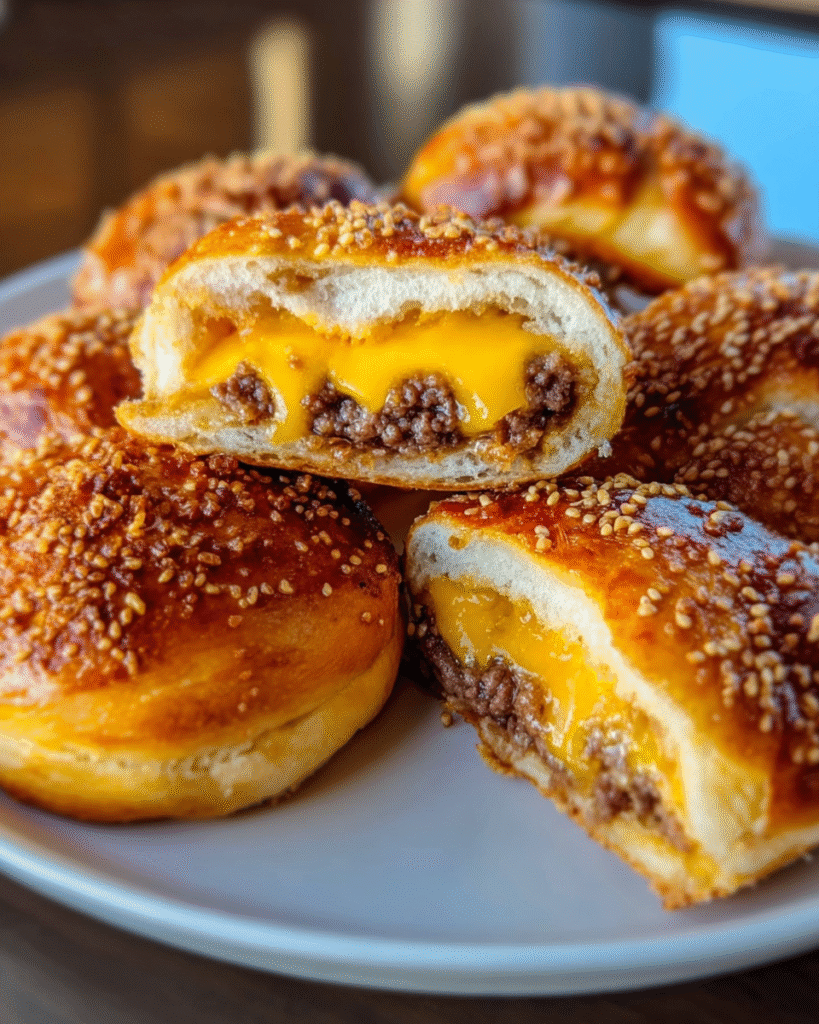 Cheeseburger Pretzel Bombs: Discover Deliciousness Now!