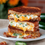 Jalapeño Popper Grilled Cheese: A Spicy Delight Recipe! 15 Jalapeño Popper Grilled Cheese