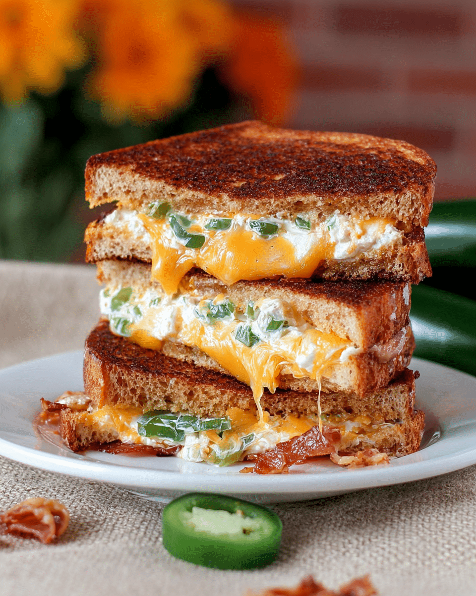 Jalapeño Popper Grilled Cheese: A Spicy Delight Recipe! 10 Jalapeño Popper Grilled Cheese