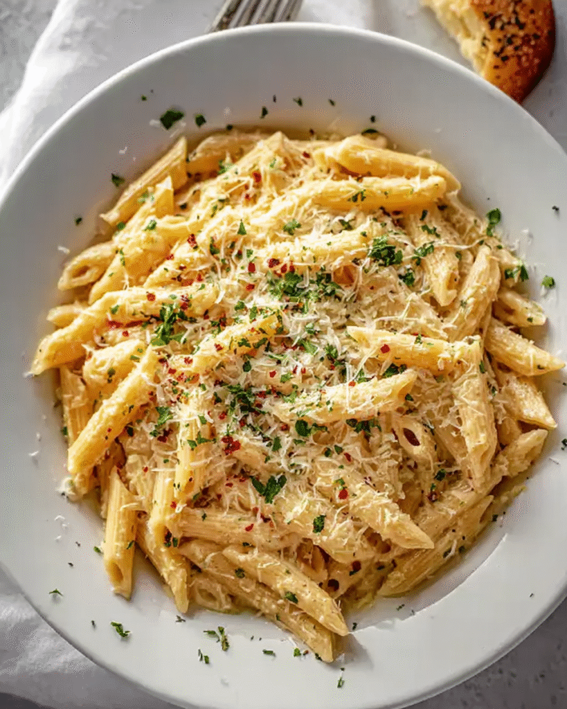 One Pot Creamy Garlic Pasta: Easy & Delicious Recipe!