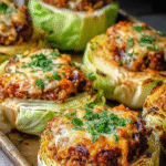Oven-Baked Cabbage Burgers