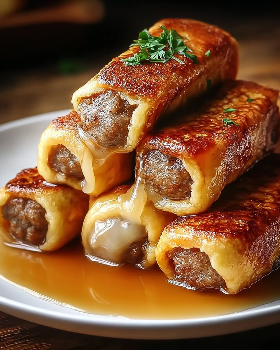 Sausage French Toast Roll-ups