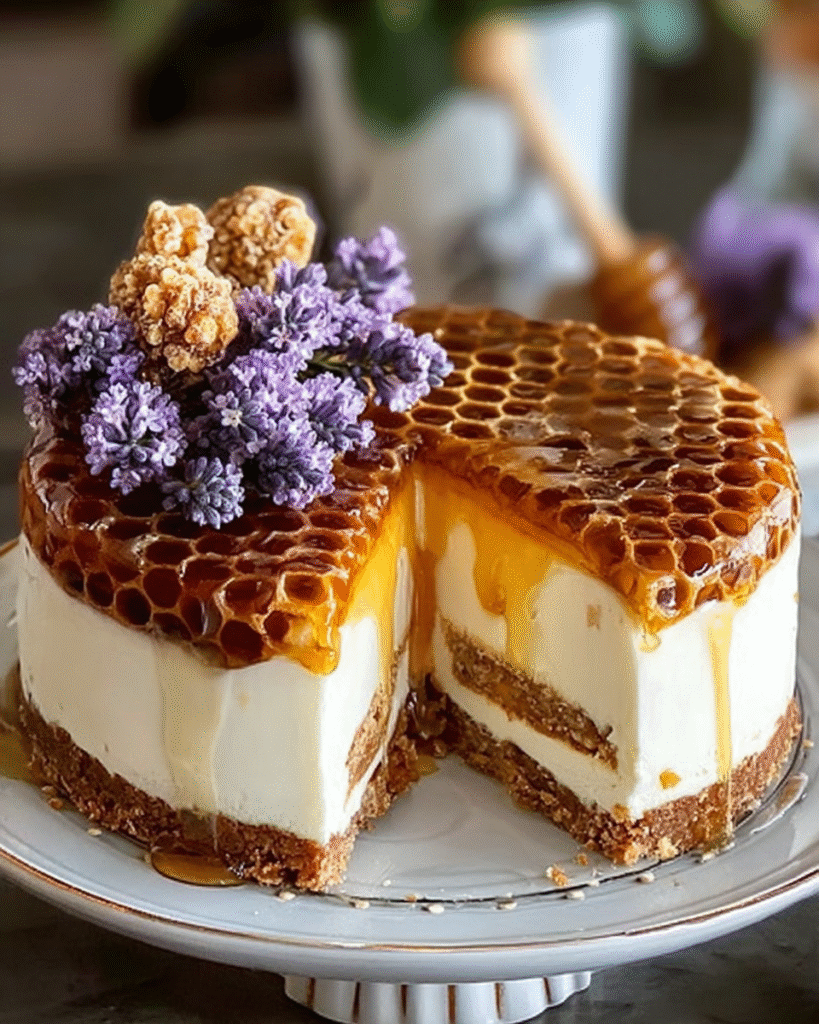 Honeycomb Cheesecake Cake
