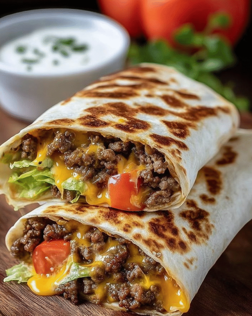 Cheeseburger Crunch Wrap