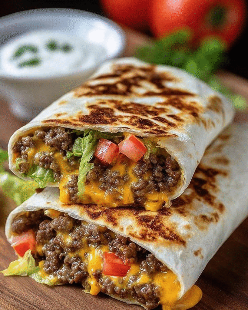 Cheeseburger Crunch Wrap