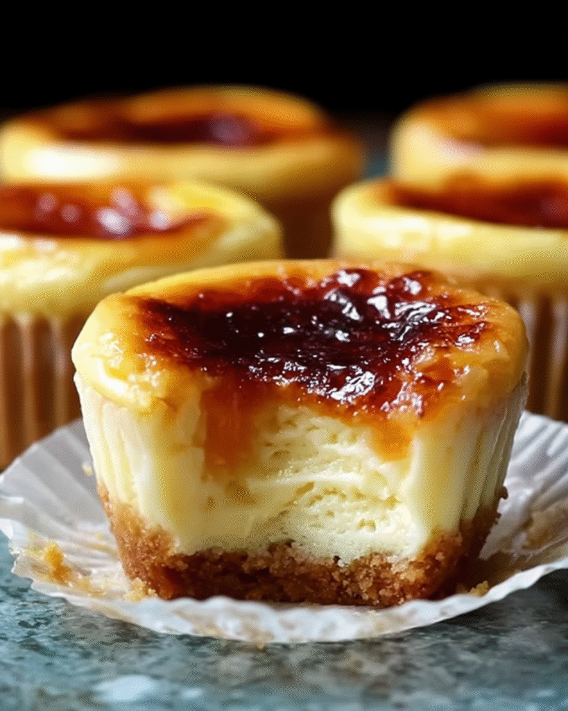 Crème Brûlée Cheesecake Cupcakes: A Delightful Treat! 10 Crème Brûlée Cheesecake Cupcakes