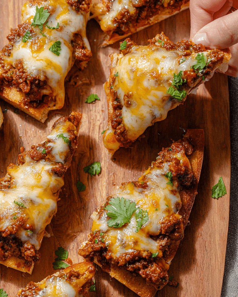 Italian Garlic Bread Sloppy Joes