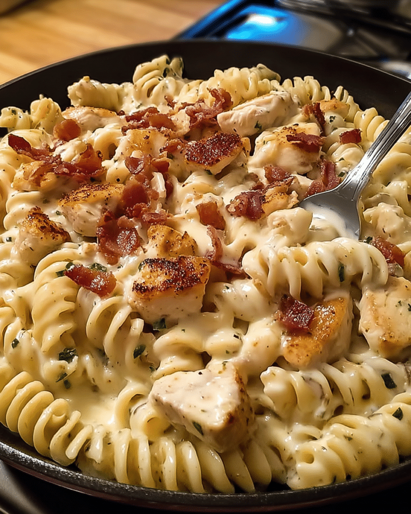 Chicken Bacon Ranch Pasta