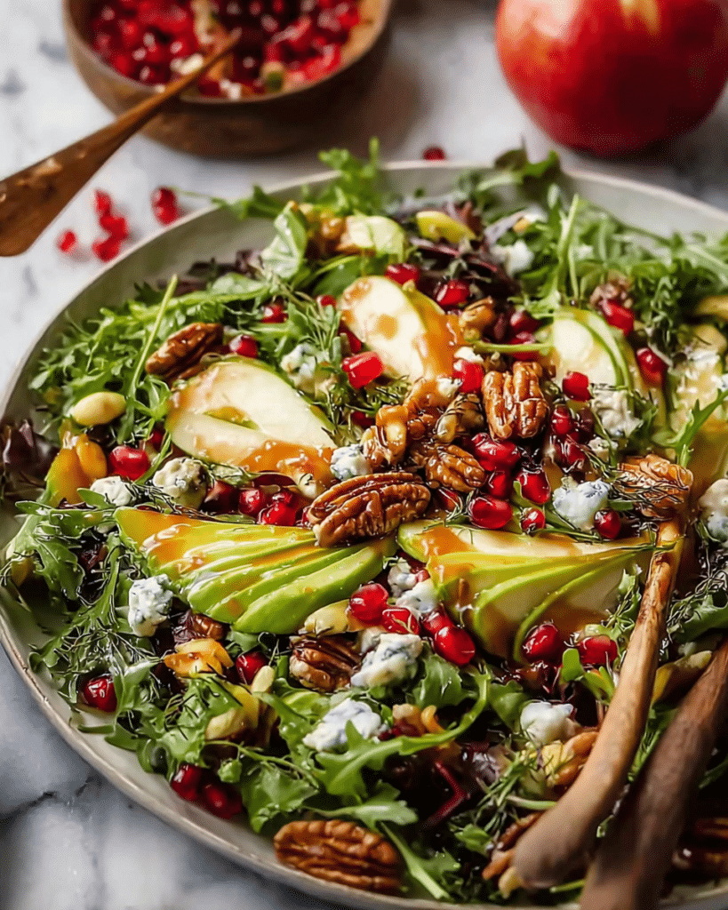 Winter salad recipe healthy and colorful for holiday salad recipes