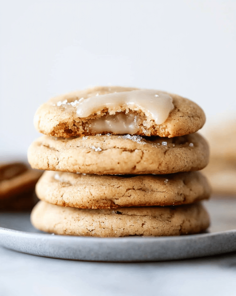 Maple Brown Sugar Cookies: Discover the Secret Recipe! 11 Maple cookie broken open showing soft center