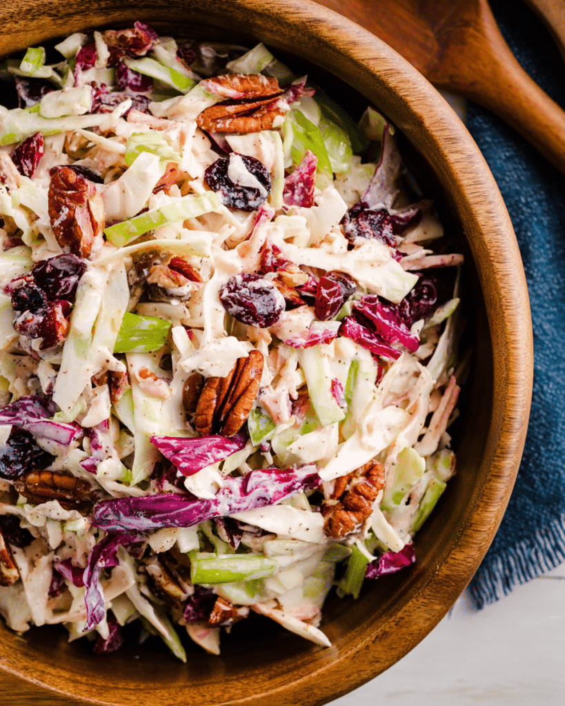 Cranberry Pecan Slaw: Fresh Flavor for Any Meal 9 Festive cranberry pecan slaw side dish