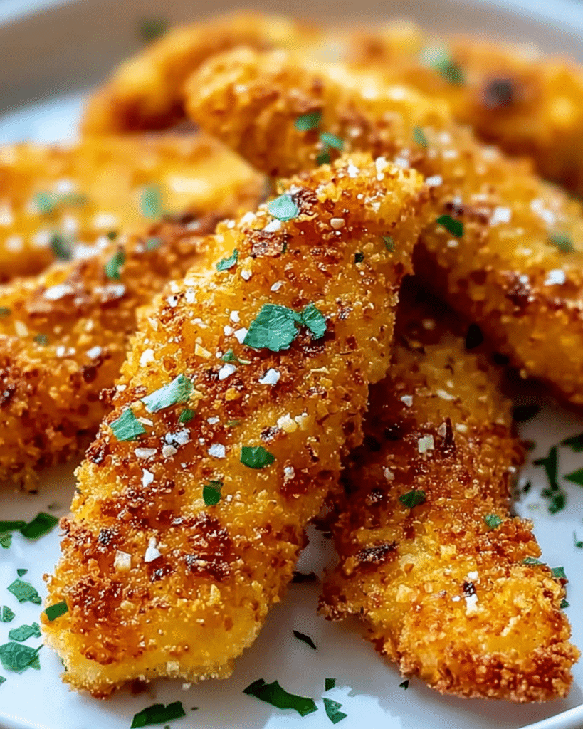Baked Chicken Tenders: Discover the Crispy Secret! 7 Homemade baked chicken tenders featuring crunchy coating for Chicken Strip Recipes and Good Family Recipes.
