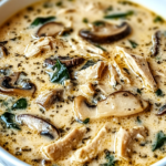 Rotisserie Chicken Mushroom Soup