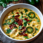 Spicy Jalapeño Popper Chicken Soup