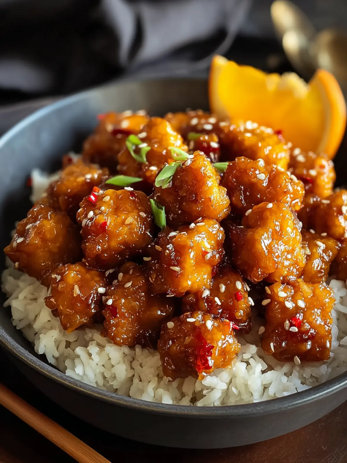 Vegan Orange Chicken Tofu: Irresistibly Tangy & Easy to Make 5 Vegan Orange Chicken (Tofu) First Image