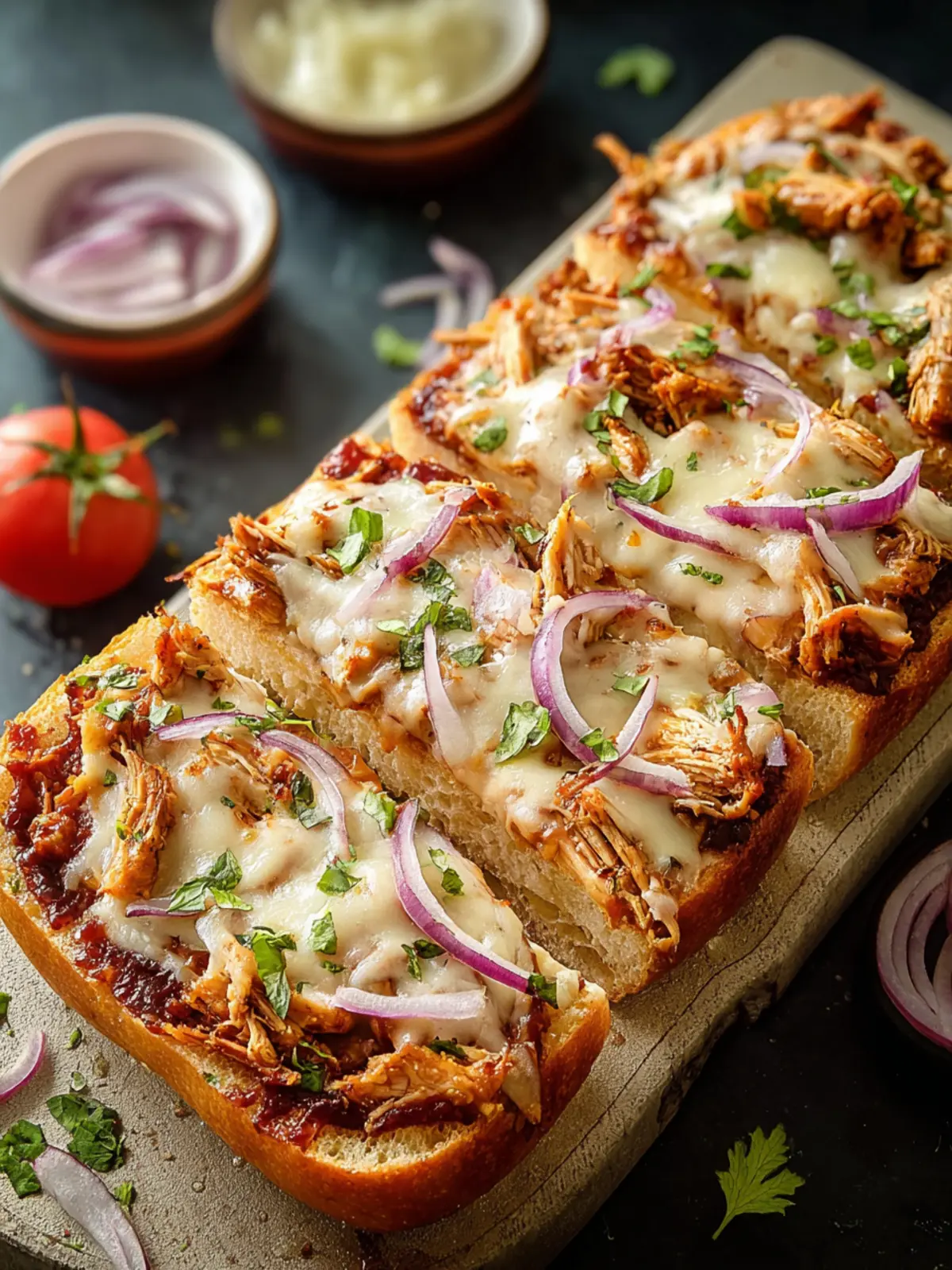 BBQ Chicken French Bread Pizza: Irresistibly Easy & Flavorful 8