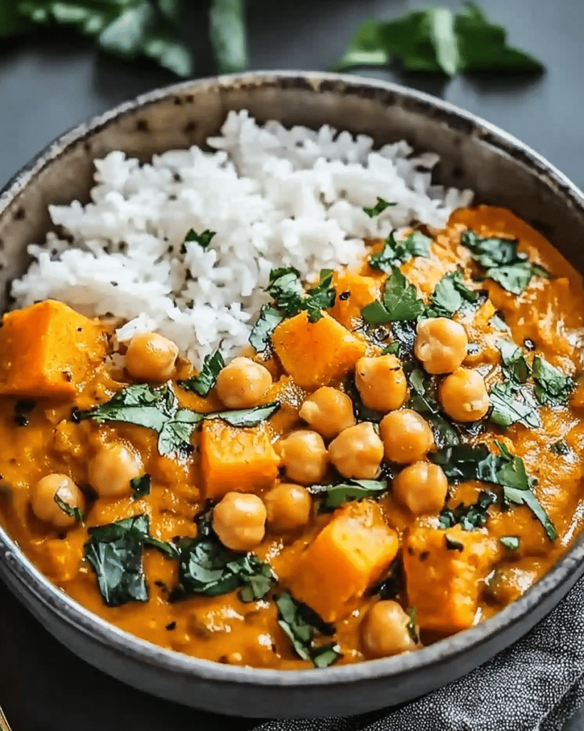 Sweet Potato Chickpea Curry: A Flavorful One-Pot Recipe 7 Sweet Potato and Chickpea Curry