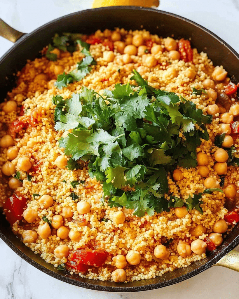 Spiced Couscous with Chickpeas: A Flavorful Delight! 16 Healthy spiced couscous with chickpeas